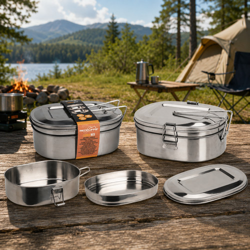 Lunch box acciaio - in, inox