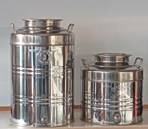 Contenitore inox lt 50 - 18/10, lt.50
