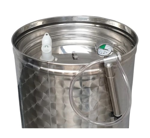 Contenitore inox per vino - inox,